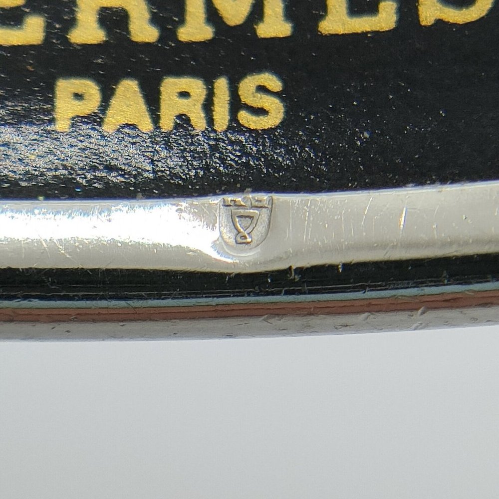 Hermes Bangle Silver Light Blue - image 7